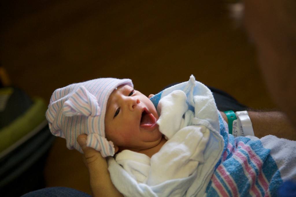 Beatriz (and dad Spencer and baby Oriana)